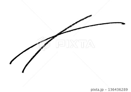 A black stroke from a cosmetic eyebrow pencil. Isolated on a white background. A black stroke from a cosmetic eyebrow pencil. Isolated on a white background. 136436289