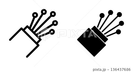 Cable icon design template Cable icon design template 136437686