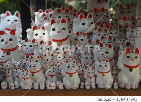 招き猫たち 136437943