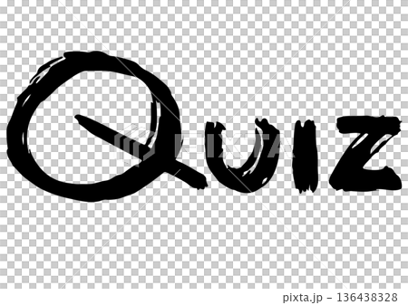アイキャッチに便利な手書き文字「Quiz」 アイキャッチに便利な手書き文字「Quiz」 136438328