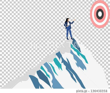 Illustration of capturing a target 136438358