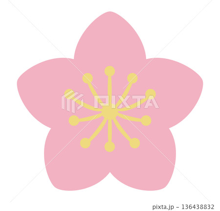 桃の花 桃の花 136438832