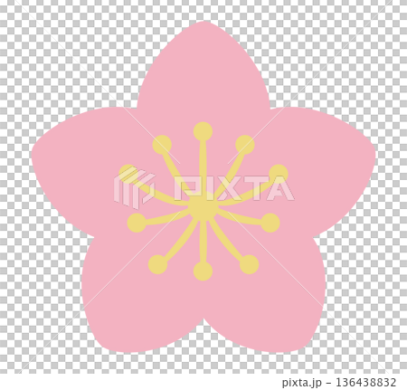 桃の花 桃の花 136438832