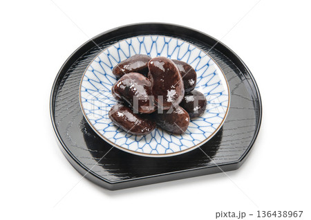 花豆の甘い煮物 136438967