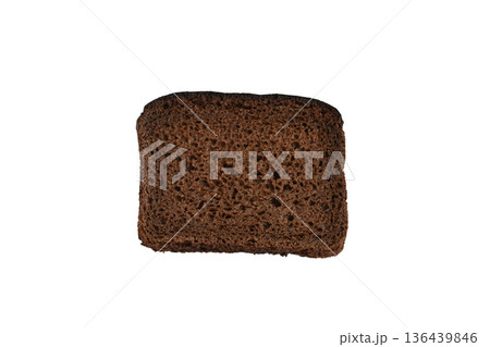 A slice of rye bread 136439846