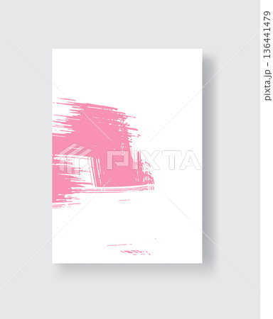 Abstract ink brush banners with grunge effect Abstract ink brush banners with grunge effect 136441479