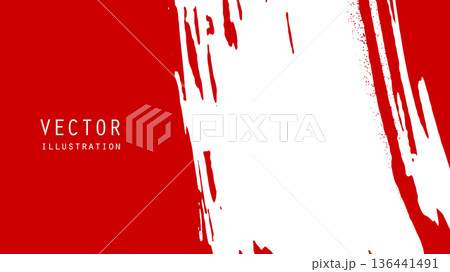 Abstract ink brush banners with grunge effect Abstract ink brush banners with grunge effect 136441491