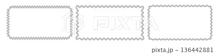 Rope border and frame design with round and rectangle shapes. Decorative brush style vector element for creative layouts and graphic projects. Rope border and frame design with round and rectangle shapes. Decorative brush style vector element for creative layouts and graphic projects. 136442881