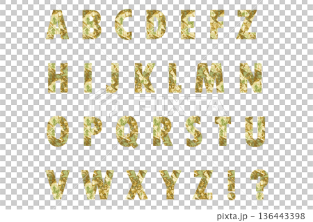 Letter 5 Alphabet Uppercase Gold Foil Texture Letter 5 Alphabet Uppercase Gold Foil Texture 136443398