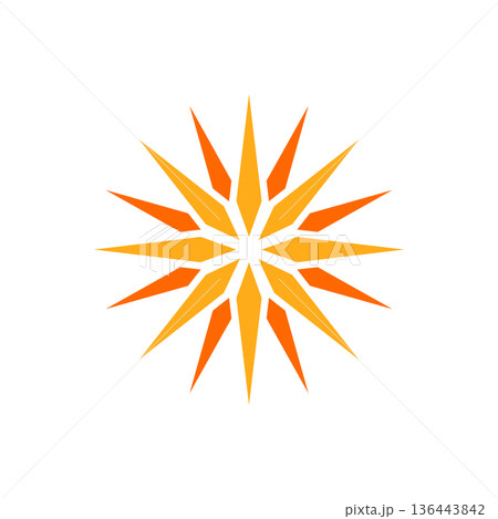 Sunshine Icon Vector Logo Template 136443842
