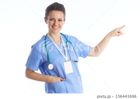 Healthcare Professional Presenting Information - Medical Service Healthcare Professional Presenting Information - Medical Service 136443896