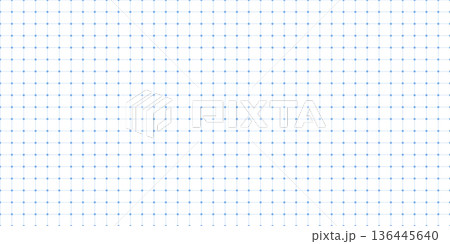 Blue grid paper with dot background 136445640