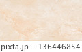 Subtle peach-toned marble background with light creamy veins, warm and minimalistic. 136446854
