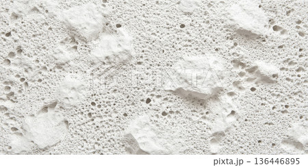 Ocean coral stone background with textured porous formations, bleached white by saltwater. 136446895