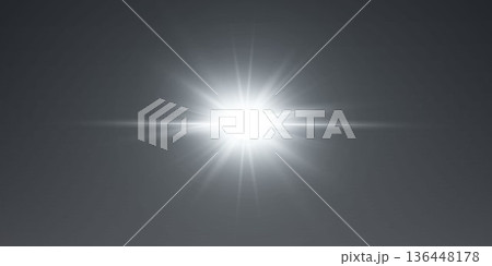White sun light flare effect illustration White sun light flare effect illustration 136448178