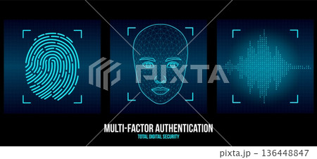 Multi-Factor Authentication Biometric Interface for Fingerprint Face and Voice Recognition 136448847
