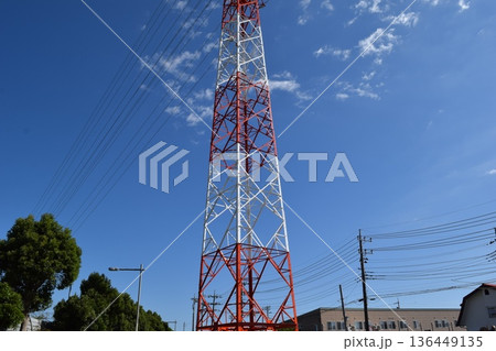 送電塔 高電圧交流 136449135