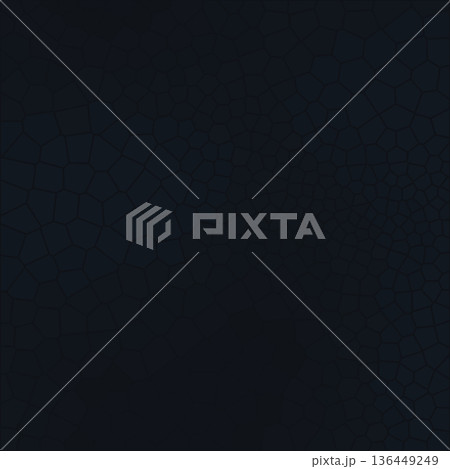 Square Dark Geometric Texture - Abstract Off-Black Voronoi Pattern Square Dark Geometric Texture - Abstract Off-Black Voronoi Pattern 136449249