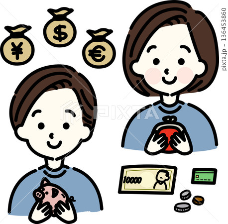 お金 お金 136453860