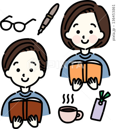 読書 読書 136453861