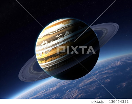 White podium with leaves & bag, soft background ideal product display. 136454331