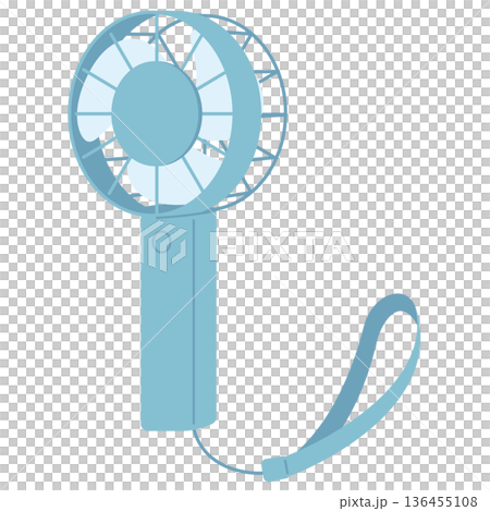 ハンディファンのイラスト 136455108