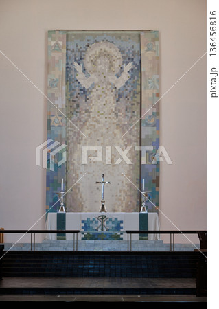 Dossal behind the altar - Wellington 136456816