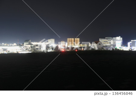 盛岡市中央公園展望台からの夜景 136456846