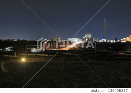盛岡市中央公園展望台からの夜景 盛岡市中央公園展望台からの夜景 136456857