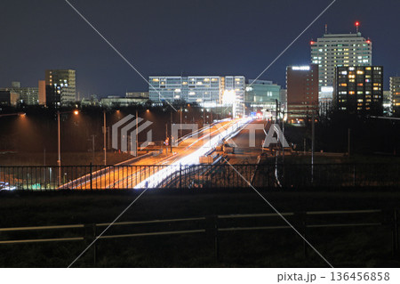 盛岡市中央公園展望台からの夜景 136456858