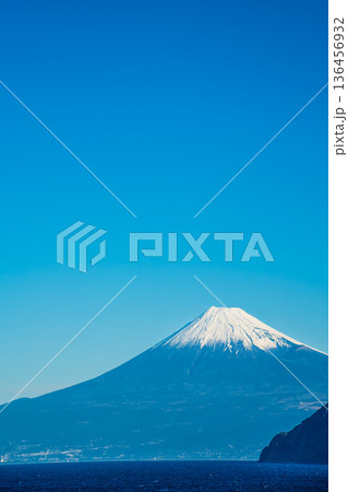 富士見駐車場からの富士山【静岡県沼津市】 136456932