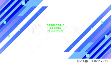斜線で組み合わせた幾何学的な背景素材 136457239