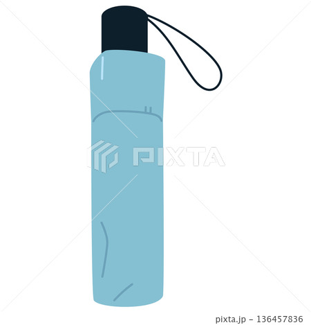 折りたたみ傘のイラスト 折りたたみ傘のイラスト 136457836