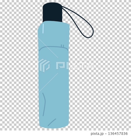 折りたたみ傘のイラスト 折りたたみ傘のイラスト 136457836