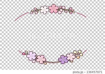 Cherry blossom frame Graduation Graduation Spring Flower Frame Cherry blossom frame Graduation Graduation Spring Flower Frame 136457871