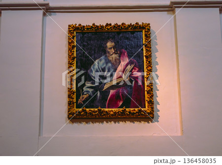 サント・トメ教会の中にある絵画モニュメント サント・トメ教会の中にある絵画モニュメント 136458035
