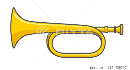 信号ラッパのアイコン 136458067