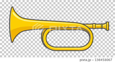 信号ラッパのアイコン 136458067