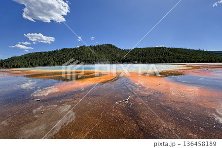 Grand Prismatic Spring at Yellowstone National Park, USA Grand Prismatic Spring at Yellowstone National Park, USA 136458189