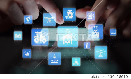Smart Agriculture Technology for Modern Farming Funnel Smart Agriculture Technology for Modern Farming Funnel 136458610