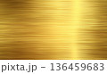 Brushed gold metal texture with horizontal lines 136459683