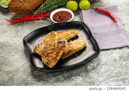 Indian chiken kebab minced meat Indian chiken kebab minced meat 136460045