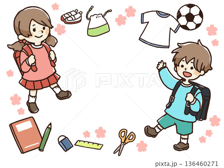 新一年生のフレーム 136460271