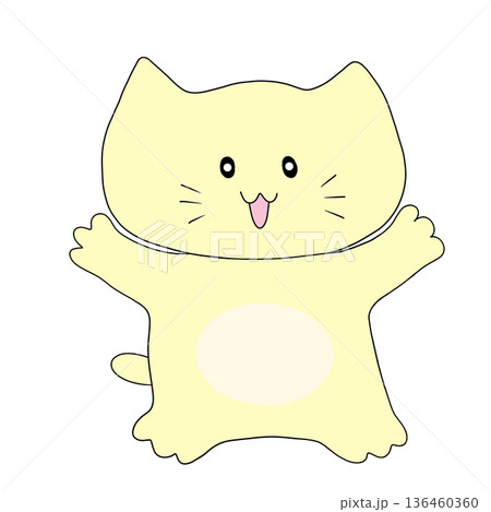 嬉しそうな猫 嬉しそうな猫 136460360