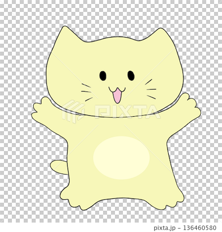 嬉しそうな猫 嬉しそうな猫 136460580