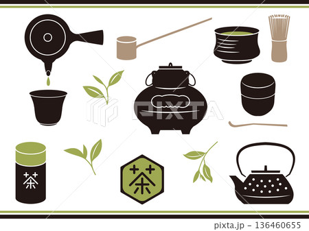 茶道　日本茶の道具セット　 136460655