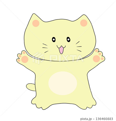 嬉しそうな猫 嬉しそうな猫 136460883