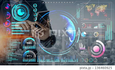 Global network connection interface show worldwide digital communication Thunk Global network connection interface show worldwide digital communication Thunk 136460925