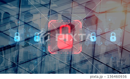 Cybersecurity Breach Highlighting Data Vulnerability Marrow 136460936