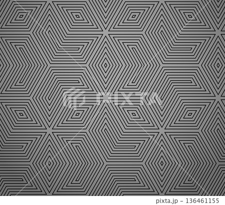 Abstract geometric pattern. A seamless vector background. Gray and black ornament. Graphic modern pattern. Simple lattice graphic design Abstract geometric pattern. A seamless vector background. Gray and black ornament. Graphic modern pattern. Simple lattice graphic design 136461155